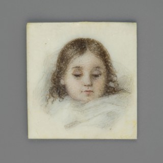 Portrait of Cesia, Celestyna Sapieha 1827 Warsaw - 1833 Karlsbad, daughter of Leon and Jadwiga née