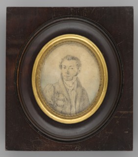 Self-portrait of the Artist, Rogozinski, Antoni Wincenty 1797–1835. Miniature, 1832.