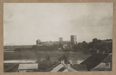 Lutsk. Lubart's Castle – general view from the Styr River, unknown creator/photographer,