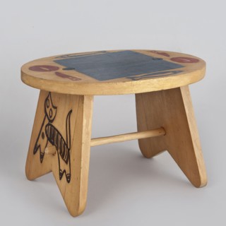 Table from a set of doll furniture, State Secondary School of Fine Arts in Zakopane Zakopane;