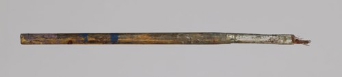 Jan Stanislawski's flat brush; Jan Stanislawski 1860–1907, painter; painting accessory — flat brush