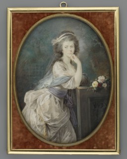 Unknown Countess von Clamm und Gallas, portrait almost identical to the image of Vincent Lesseur's