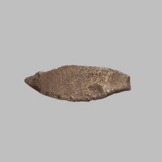 Eye setting, Small eye setting, from a child's sarcophagus mask or from a figurine's face;