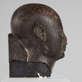 Head of a priest figurine, Goluchów Greater Poland Voivodeship. The head of a priest, in accordance