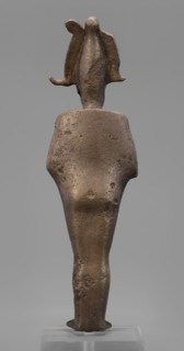 Figurine of the god Osiris;, Goluchów Greater Poland Voivodeship; Egyptian deities; crowns;
