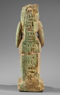 Figurine of the goddess Uadjit with the head of a lioness; Uadjit mythology; Egyptian deities; made
