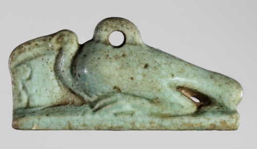 Amulet - ibis, amulet depicting an ibis, bird pendant, sacred animal associated with Egyptian