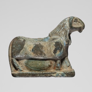 Amulet — ram; creator, Goluchów Greater Poland Voivodeship; ram, sacred animal; protective amulet;
