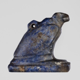 Amulet - vulture, Goluchów Greater Poland Voivodeship, vultures, birds, pendant, sitting on a base,