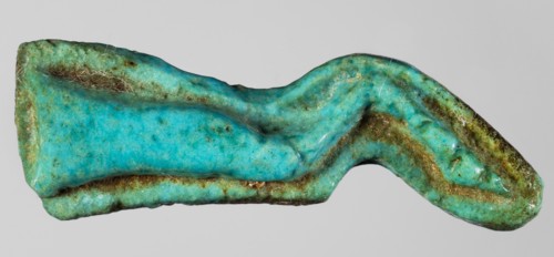 Amulet - ox leg khopesh, offerings, amulets - body parts, animals, grave goods, ca. 1550–1295 BC;
