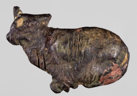 Amulet - bound sacrificial bull, Goluchów Greater Poland Voivodeship; bulls, sacrifices; Scen.Gal