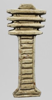 Amulet - djed pillar, Goluchów Greater Poland Voivodeship, djed pillar iconography, protective
