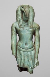 Amulet - god Thoth; maker, Goluchów Greater Poland Voivodeship; Thoth myth., Egyptian deities,