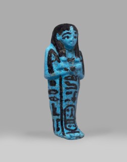 Queen Henuttawi's shabti, Henuttawi queen of Egypt; ca. 1100–1000 BC. Mummy-shaped funerary
