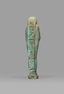 Ushabti Psamtyk-seneb, wigs, funerary figurine, hieroglyphs, beards facial hair, Psamtyk-seneb ca.