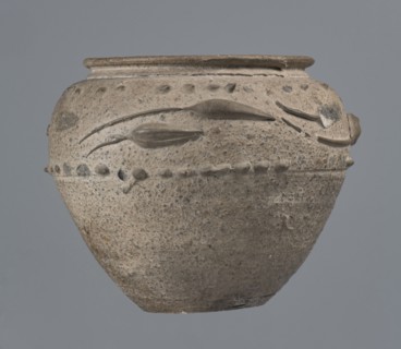 Vise-free cup, unknown Rhine workshop, Goluchów Greater Poland Voivodeship. Hard-fired, granular,