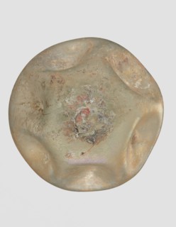 Flask, unknown eastern workshop, 3rd–4th century AD, vessel, height 11 cm, A rounded, irregularly