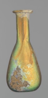 Flask, unknown eastern workshop, Goluchów Greater Poland Voivodeship, glass, antiquity, Roman