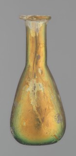 Flask, unknown eastern workshop, Goluchów Greater Poland Voivodeship, glass, antiquity, Roman
