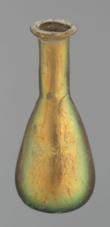 Flask, unknown eastern workshop, Goluchów Greater Poland Voivodeship, glass, antiquity, Roman