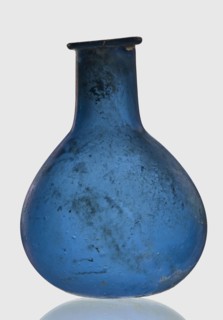 Bottle, unknown eastern workshop, 1st–2nd century, vessel, height 7.5 cm, width 5.5 cm, A single