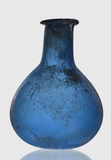 Bottle, unknown eastern workshop, 1st–2nd century, vessel, height 7.5 cm, width 5.5 cm, A rounded