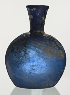 Bottle, unknown eastern workshop, 3rd–4th century, vessel, height 10 cm, width 3.8 cm, A rounded