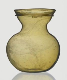 A viceless vessel, Goluchów Greater Poland Voivodeship, below the edge a glass thread is applied