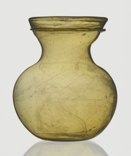 A viceless vessel, unknown,  author, Goluchów Greater Poland Voivodeship, Below the edge a glass