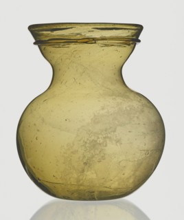 A viceless vessel, Goluchów Greater Poland Voivodeship, below the edge a glass thread is applied