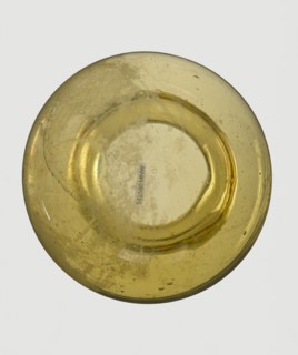 A viceless vessel, Goluchów Greater Poland Voivodeship, below the edge a glass thread is applied