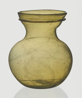 A viceless vessel, unknown,  author, Goluchów Greater Poland Voivodeship, Below the edge a glass