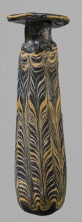 Alabastron, cylindrical belly, 4th–3rd century BC, unknown origin, vessel alabastron, height 17.4