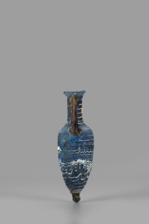 Amphorisko, Amphorisko with an ovoid belly, a long cylindrical neck ending in an uneven, slightly