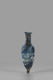 Amphorisko, Amphorisko with an ovoid belly, a long cylindrical neck ending in an uneven, slightly