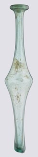 Unguentarium with an elongated belly and a long neck, 3rd–4th century AD, unknown type of