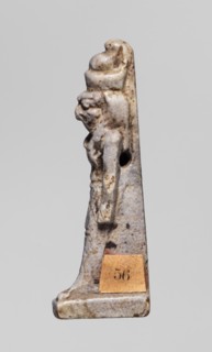 Amulet - god Horus; creator, Horus mythology; double crown iconography, double crown on the head;