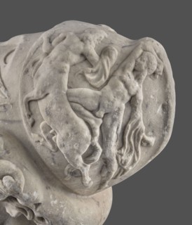 Head of Menelaus from the Menelaus Carrying the Body of Patroclus group, unknown artist. Head of a