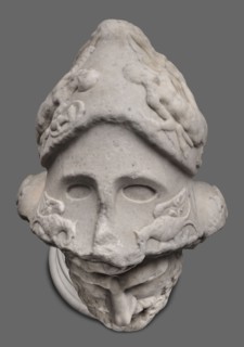 Head of Menelaus from the Menelaus Carrying the Body of Patroclus group, unknown artist. Head of a