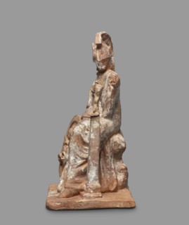Athena figurine, Classical Gallic scenography, depicting Athena and Nike; 4th century BC, Greece;