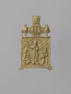 Central wing of the triptych: Mother of God Consolation of all the Sorrowful, Russian workshop,