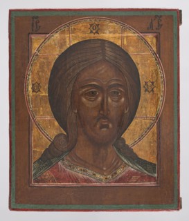 Icon: Christ the Savior. Old Believer Popovtsy workshop, Russian workshop. Subject: Jesus Christ.