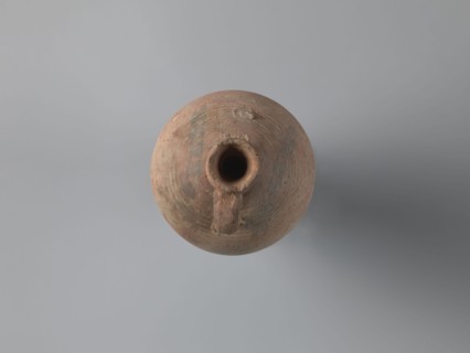 Bottle, unknown Egyptian workshop; painted Coptic pottery, marl clay with limestone inclusions,