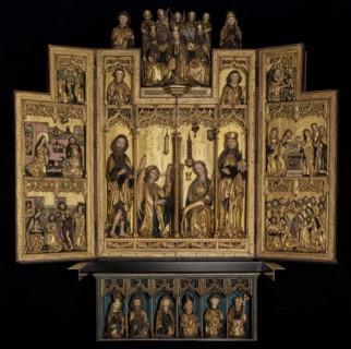 Annunciation with Unicorn Polyptych, Master of the Annunciation with Unicorn Polyptych 4th quarter