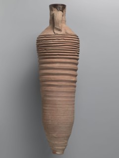 Amphora, unknown Egyptian workshop; amphorae, Egyptian amphorae, Egyptian ceramics, storage
