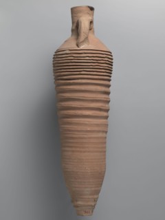 Amphora, unknown Egyptian workshop; amphorae, Egyptian amphorae, Egyptian ceramics, storage vessel,