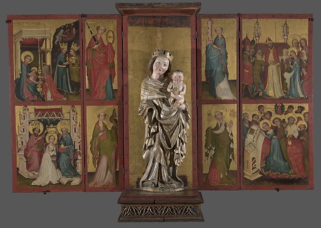 Canopy altar, Gdansk painter; canopy altars; Mary mother of Jesus Christ; Gdansk Pomeranian