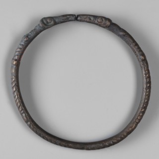 Bracelet with ram's head endings, unknown Roman workshop, repossession Silesia, bracelets, rams,