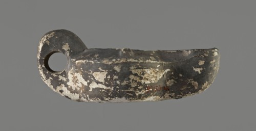 Oil lamp, unknown Gaulish workshop role/classification of maker or workshop uncertain, from 2nd