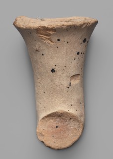Fragment of a transport amphora body stamped with a Rose of Rhodes, unknown Rhodian workshop; stamp